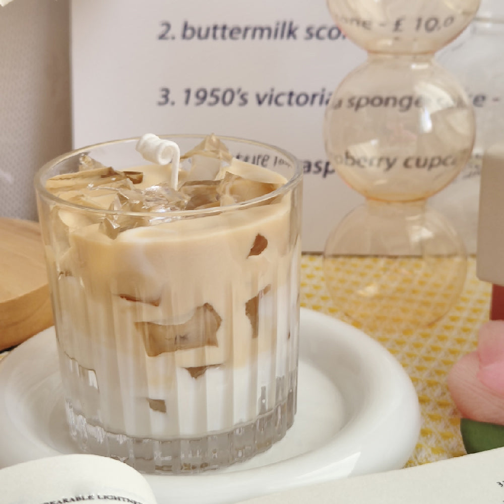 Local Warehouse Fast Deliver Super large cup 500G cappuccino flavored ice latte coffee cup, aromatherapy candle with hand gift, birthday gift, bedroom fragrance, magical coffee enthusiast's must-have, long-lasting burning, full of fragrance